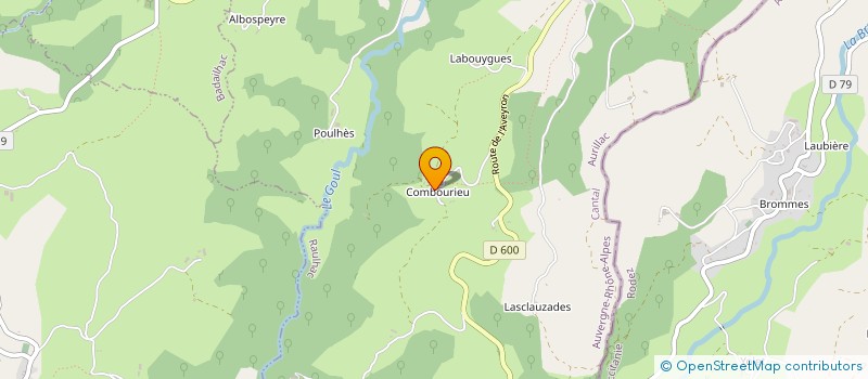 localisation de l'entreprise ASL COMBOURIEU à RAULHAC