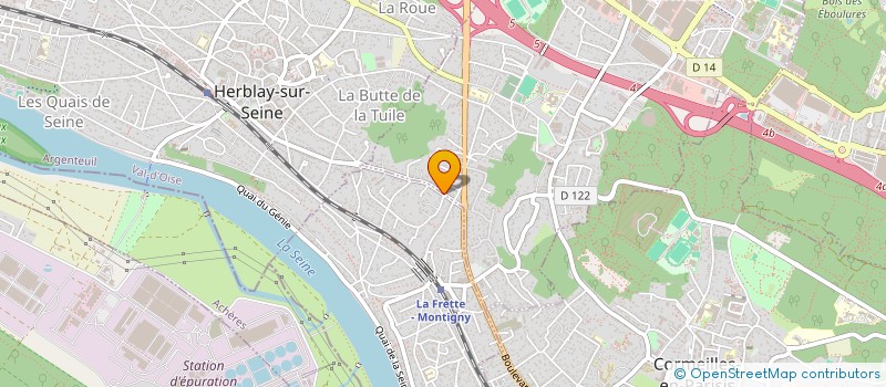 localisation de l'entreprise ASL CONSTRUCTION  ARGENTEUIL