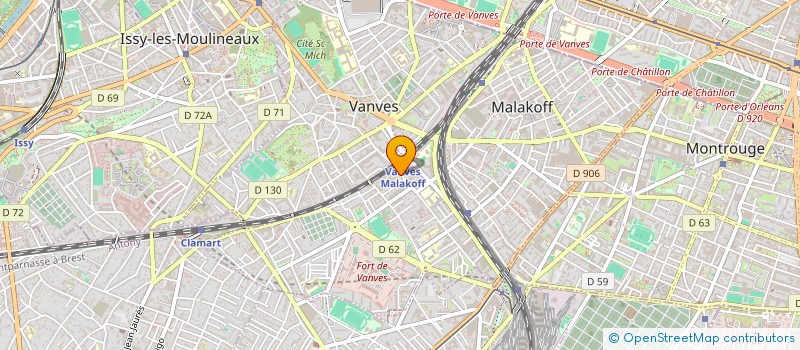 localisation de l'entreprise ASL DE PROPRIETAIRE ALLIANCE APRI PARC 10  MALAKOFF