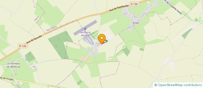 localisation de l'entreprise ASL DE PROPRIETAIRES AERO DELAHAYE  VERCHOCQ