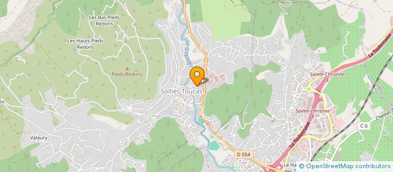 localisation de l'entreprise ASL DES USAGERS DU CANAL DE L'ECLUSE DES PAPETIERS DE BELGENTIER  BELGENTIER