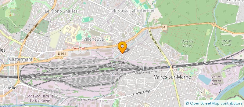 localisation de l'entreprise ASL DHARMATECH  BROU-SUR-CHANTEREINE