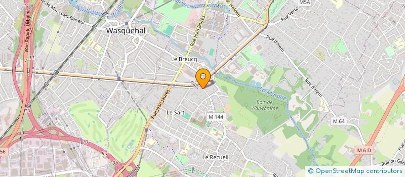 localisation de l'entreprise ASL DORDIN  VILLENEUVE-D'ASCQ