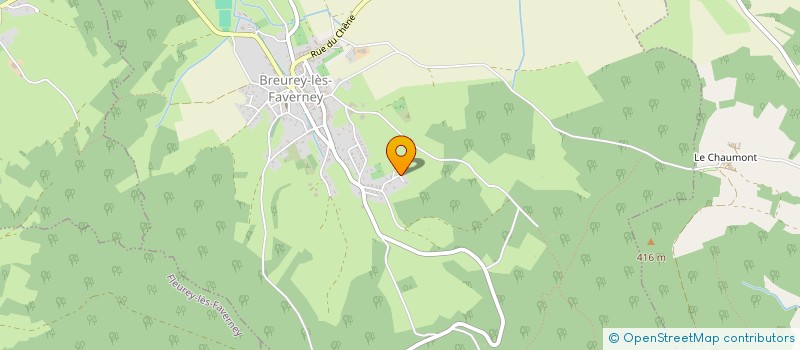 localisation de l'entreprise ASL DU BRIN DE PAILLE  BREUREY-LES-FAVERNEY