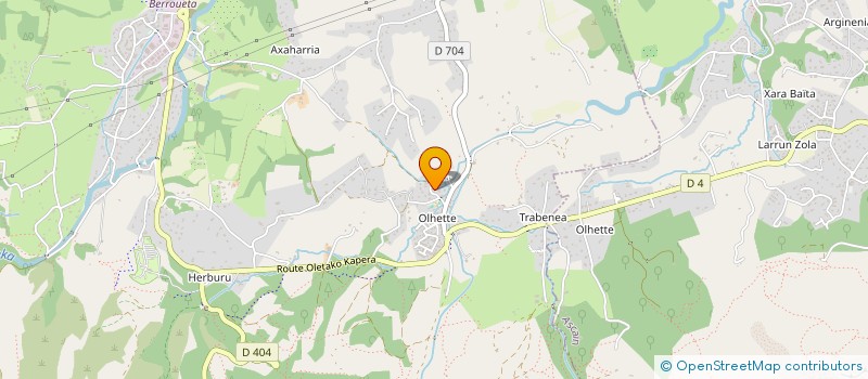 localisation de l'entreprise ASL DU LOTISSEMENT BIAK INA  URRUGNE