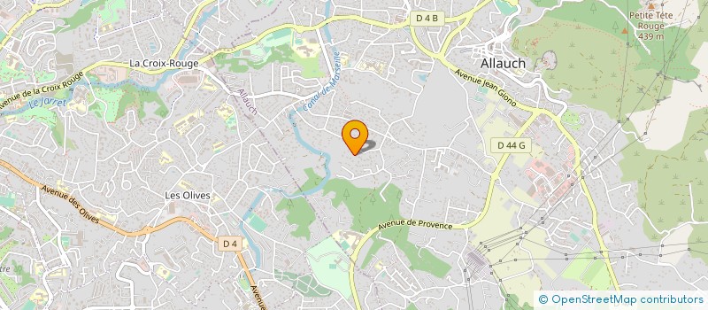 localisation de l'entreprise ASL DU LOTISSEMENT DE LA RENARDIERE à ALLAUCH