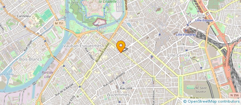 localisation de l'entreprise ASL DU LOTISSEMENT DU GRAND BUT  LILLE