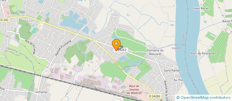 localisation de l'entreprise ASL DU LOTISSEMENT L'ORME ET LA GARENNE DE MOULEREAU  IZON