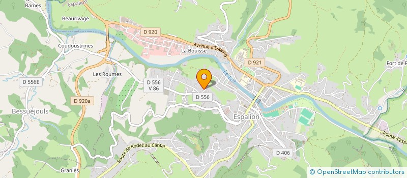 localisation de l'entreprise ASL DU LOTISSEMENT LA LANDE  ESPALION