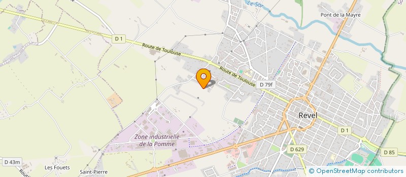 localisation de l'entreprise ASL DU LOTISSEMENT LA PETITE GRAVERIE A REVEL  REVEL