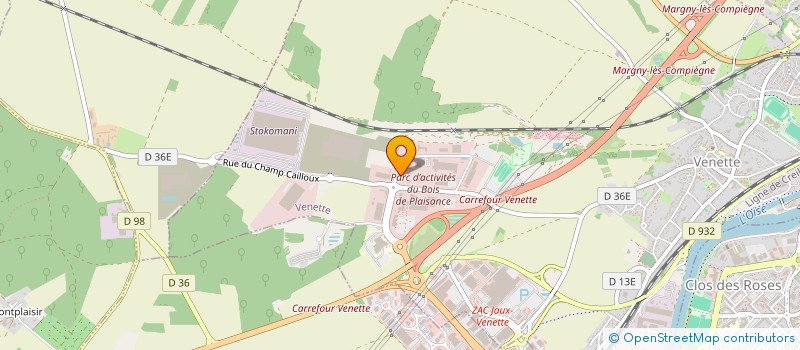 localisation de l'entreprise ASL DU PARC D'ACTIVITE ORIGIN'S PARK  VENETTE