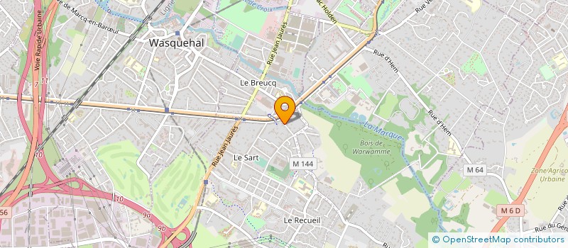 localisation de l'entreprise ASL ELECTRICITE à VILLENEUVE-D'ASCQ