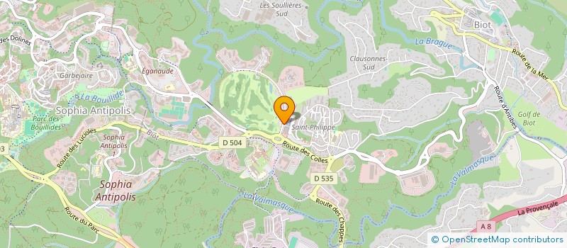 localisation de l'entreprise ASL ESPACE SAINT PHILIPPE  BIOT