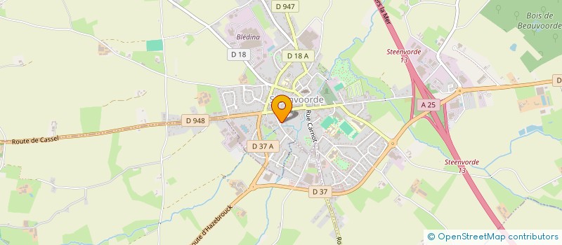 localisation de l'entreprise ASL EVENTING ASSOCIATION  STEENVOORDE