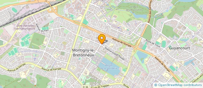 localisation de l'entreprise ASL GESTION à MONTIGNY-LE-BRETONNEUX