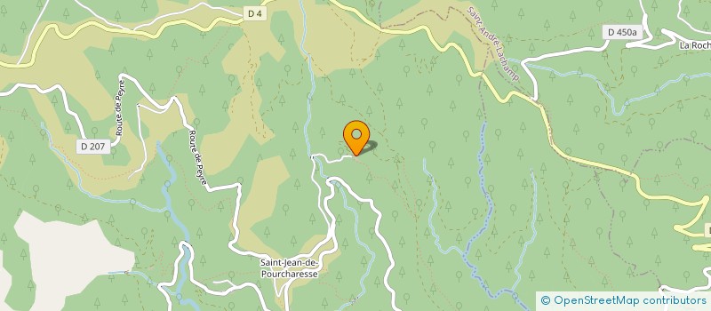 localisation de l'entreprise ASL GESTION FOREST ROCHER DES CHARETTES  SAINT-PIERRE-SAINT-JEAN