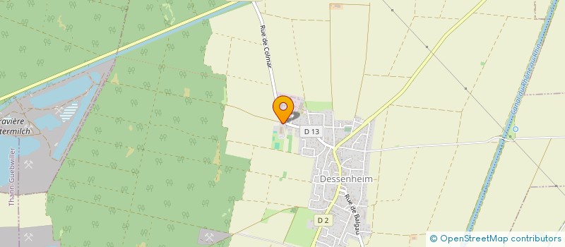 localisation de l'entreprise ASL GYMNASTIQUE  DESSENHEIM