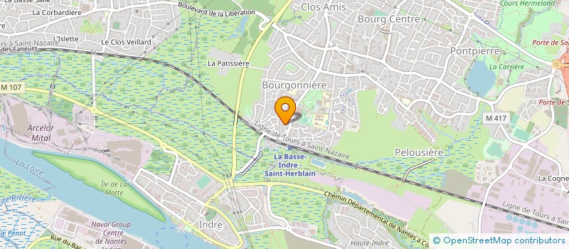 localisation de l'entreprise ASL HECTOR PETIN  SAINT-HERBLAIN