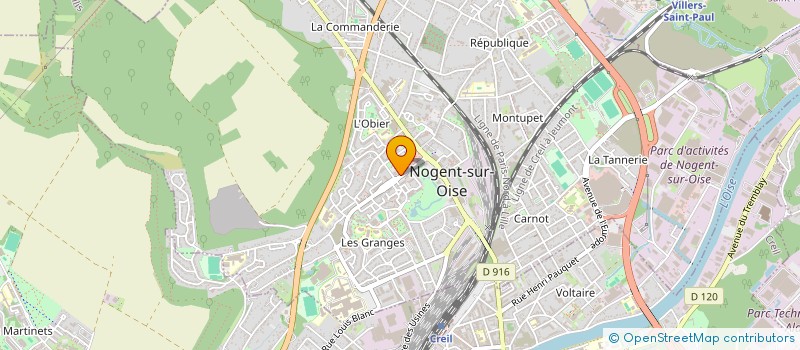 localisation de l'entreprise ASL IMMO  NOGENT-SUR-OISE