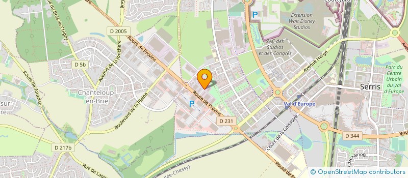 localisation de l'entreprise ASL IMMOBILIER à MONTEVRAIN