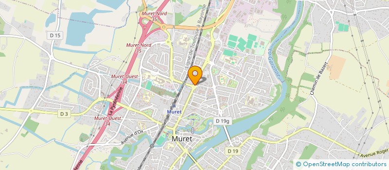 localisation de l'entreprise ASL JACQUES DOUZANS  MURET