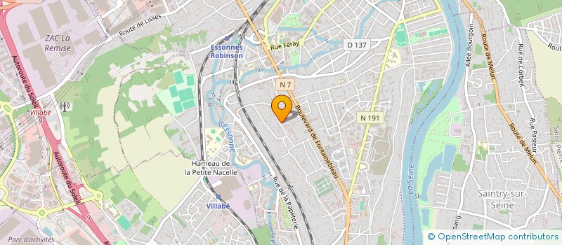 localisation de l'entreprise ASL LA VILLA WINDSOR CORBEIL FONTAINEBLEAU à CORBEIL-ESSONNES