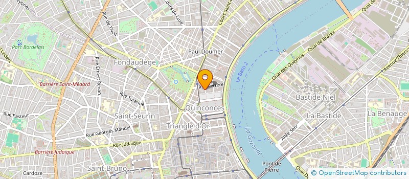 localisation de l'entreprise ASL LE 40 RUE TAILLEFER  BORDEAUX