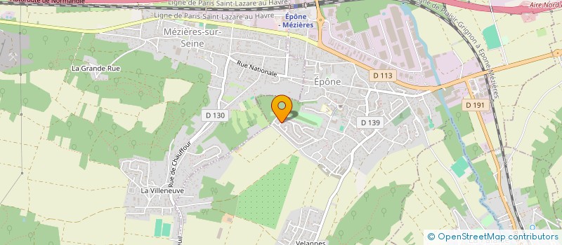 localisation de l'entreprise ASL LE CHATEAU D'EPONE  EPONE