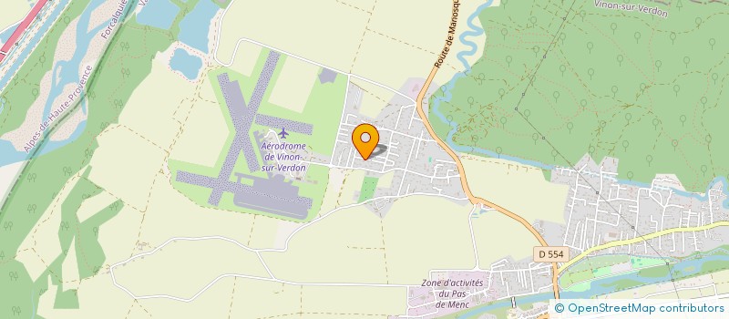 localisation de l'entreprise ASL LE CLOS CHRISTELLE  VINON-SUR-VERDON