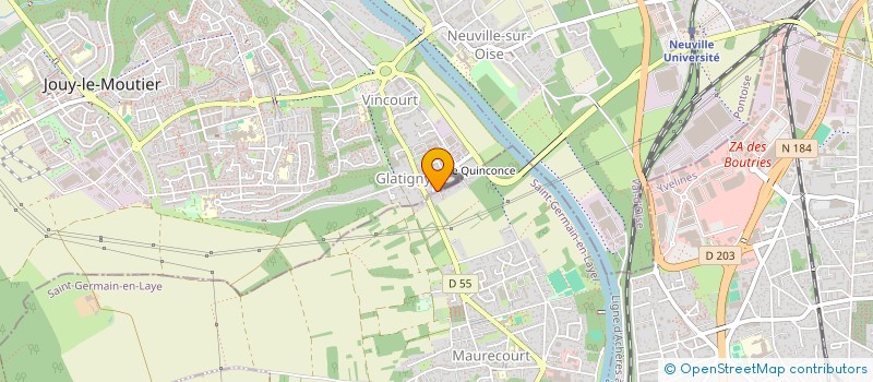 localisation de l'entreprise ASL LE CLOS DES CHENEVIS  JOUY-LE-MOUTIER