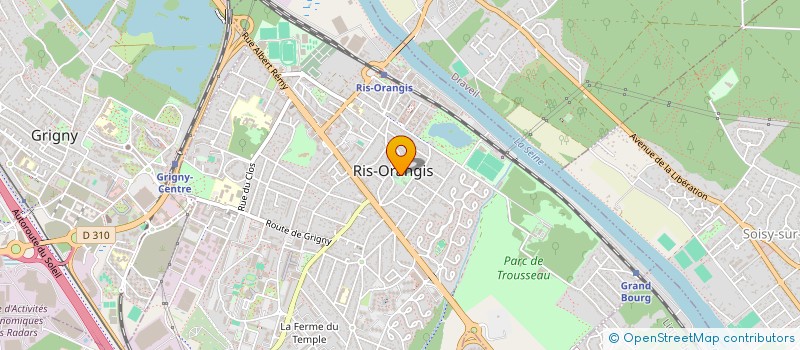 localisation de l'entreprise ASL LE CLOS DU PERRAY à RIS-ORANGIS