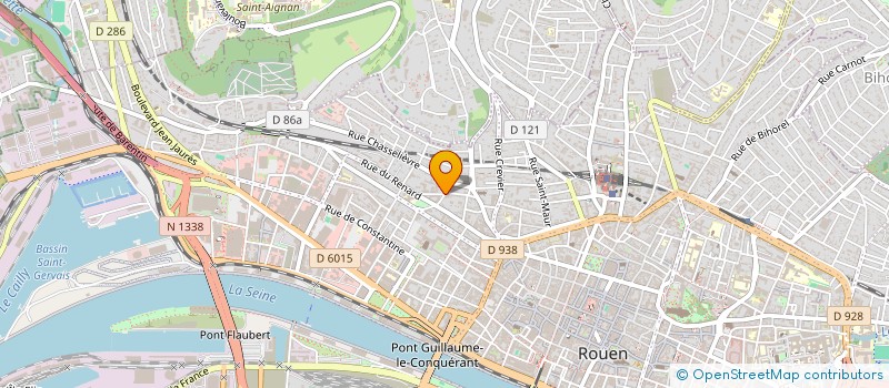 localisation de l'entreprise ASL LE COURS ST GERVAIS à ROUEN