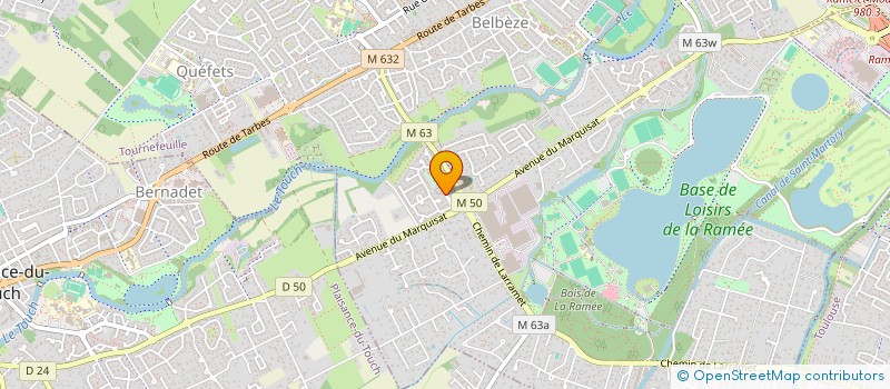 localisation de l'entreprise ASL LE GRAND MARQUISART  TOURNEFEUILLE