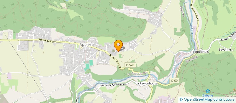 localisation de l'entreprise ASL LES GALETS  APPRIEU