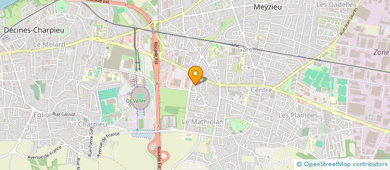 localisation de l'entreprise ASL LES HAMEAUX DE PEYSSILIEU  MEYZIEU