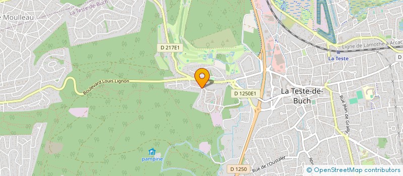 localisation de l'entreprise ASL LES PORTES DY PYLA  LA TESTE-DE-BUCH