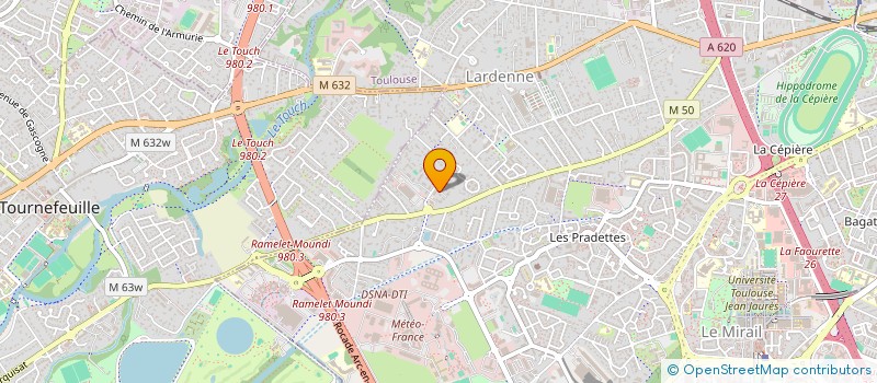 localisation de l'entreprise ASL LOTISSEMENT LE PARC DES CHARMETTES à TOULOUSE