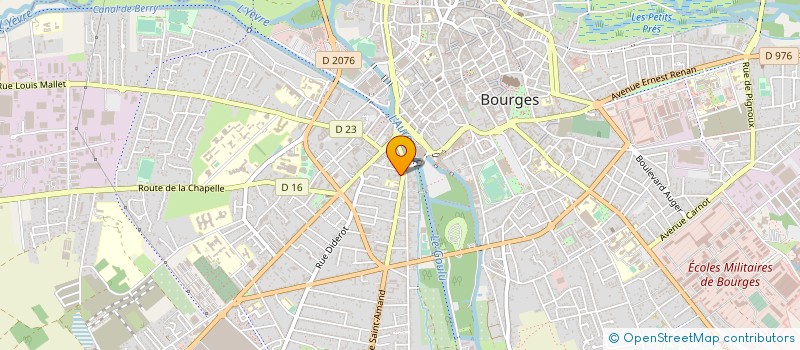 localisation de l'entreprise ASL MOTOS CYCLES  BOURGES