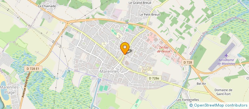 localisation de l'entreprise ASL REHABIL FOSSES SEUDRE OLERON à MARENNES-HIERS-BROUAGE