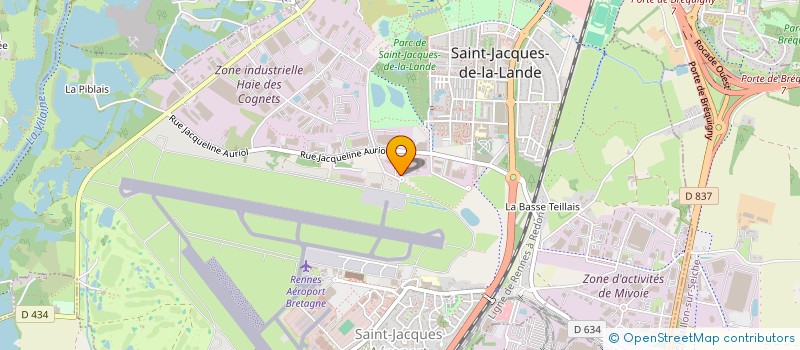 localisation de l'entreprise ASL SARL à SAINT-JACQUES-DE-LA-LANDE