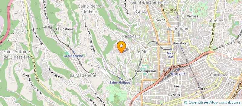 localisation de l'entreprise ASL TERRASSES IMPERIALES  NICE