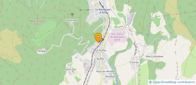 localisation de l'entreprise ASL USAGERS BASSINS CAZALS JONQUIERES  LA TOUR SUR ORB