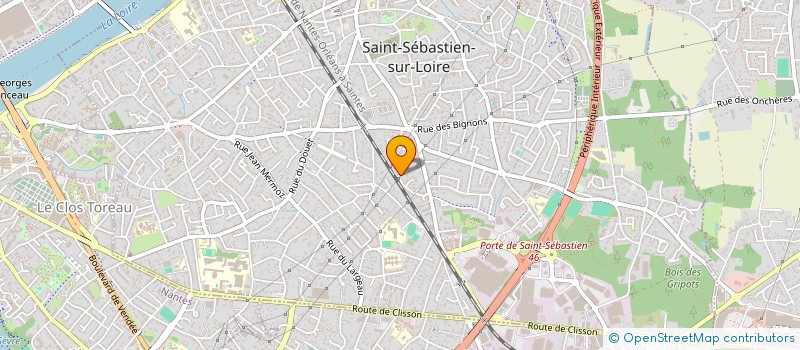 localisation de l'entreprise ASL VILLA DES VIGNES  SAINT-SEBASTIEN-SUR-LOIRE