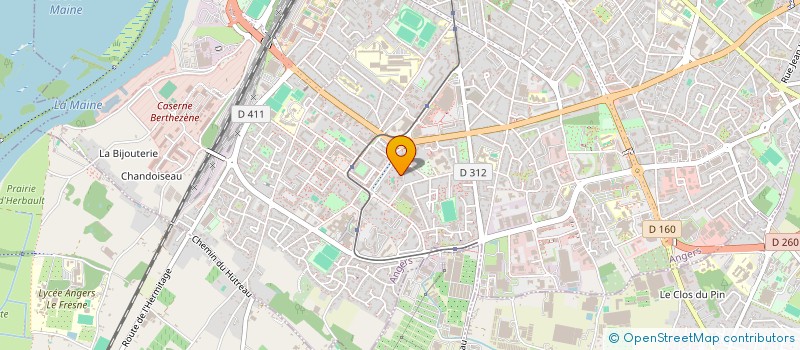 localisation de l'entreprise ASLA  ANGERS