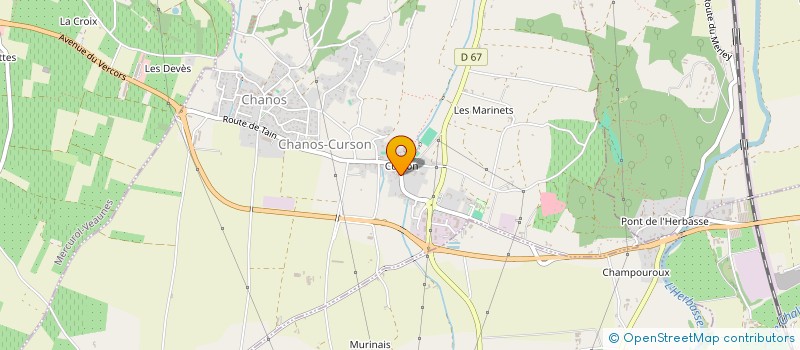 localisation de l'entreprise ASLA  CHANOS-CURSON