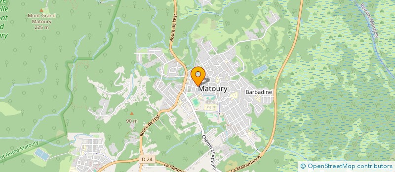 localisation de l'entreprise ASLA & CP à MATOURY