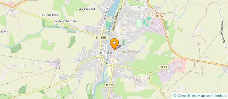 localisation de l'entreprise ASLA RENOV  SAINT-CALAIS