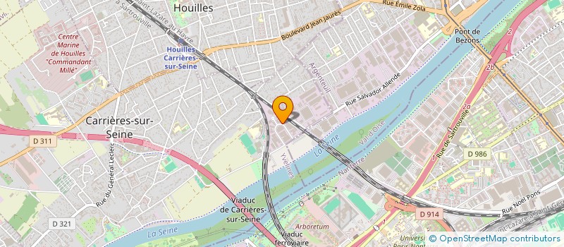 localisation de l'entreprise ASLAK EVENT  CARRIERES-SUR-SEINE