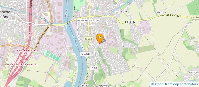 localisation de l'entreprise ASLAN à JASSANS-RIOTTIER