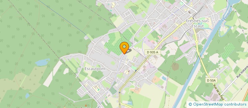 localisation de l'entreprise ASLAN  ESCAUTPONT